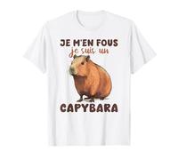 Je M’en Fous Je Suis Un Capybara - Sweet Capybara T-Shirt