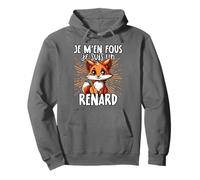 Je M’en Fous Je Suis Un Renard - Renard Doux Sweat à Capuche
