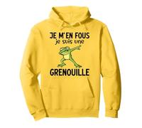 Je m’en fous je suis une grenouille drôle animaux humour Sweat à Capuche