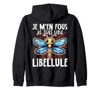 Je M’en Fous Je Suis Une Libellule - Sweet Dragonfly Sweat à Capuche