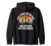 Je m'agenouille pour Un Homme Jésus Cross Sweat à Capuche