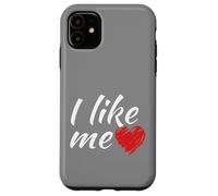 Je m'aime bien, le dicton amusant « cœur rouge » est aussi simple que cela Coque pour iPhone 11