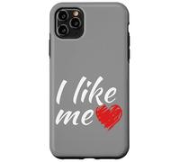 Je m'aime bien, le dicton amusant « cœur rouge » est aussi simple que cela Coque pour iPhone 11 Pro Max