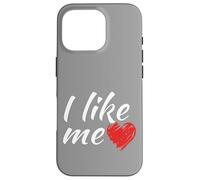 Je m'aime bien, le dicton amusant « cœur rouge » est aussi simple que cela Coque pour iPhone 16 Pro