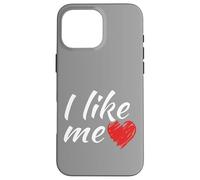 Je m'aime bien, le dicton amusant « cœur rouge » est aussi simple que cela Coque pour iPhone 16 Pro Max
