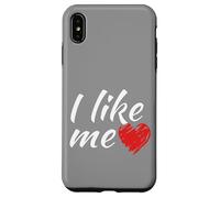 Je m'aime bien, le dicton amusant « cœur rouge » est aussi simple que cela Coque pour iPhone XS Max