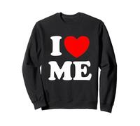 Je m'aime, J'Ai Un cœur Rouge, Je m'aime Moi-même et Je suis drôle Sweatshirt