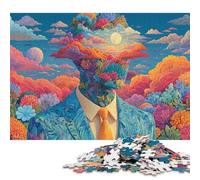 Je m'aime Puzzles en Bois Adultes 500 Pièces Cadeaux d'anniversaire pour Jeu De Défi Familial Jeux Éducatifs Décoration Relaxation Et Sagesse 500pcs (52x38cm)