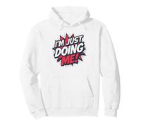 Je m'amuse Juste à m'amuser, Style Bande dessinée rétro, Expression personnelle Sweat à Capuche