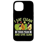 Je Mange Clean Train Mean et Live Mean Coque pour iPhone 15
