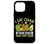 Je Mange Clean Train Mean et Live Mean Coque pour iPhone 16 Pro Max