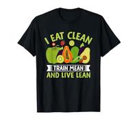 Je Mange Clean Train Mean et Live Mean T-Shirt