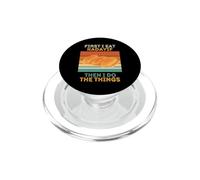 Je Mange d'abord du Kadayif, Puis Je Fais Les Choses Vintage Kadayif PopSockets PopGrip pour MagSafe