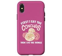 Je mange d'abord les conchas, puis je fais les choses Coque pour iPhone X/XS