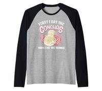 Je mange d'abord les conchas, puis je fais les choses Manche Raglan