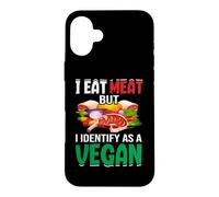 Je Mange de la Viande mais Je m'identifie comme végétalienne Coque pour iPhone 16 Plus
