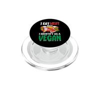 Je Mange de la Viande mais Je m'identifie comme végétalienne PopSockets PopGrip pour MagSafe