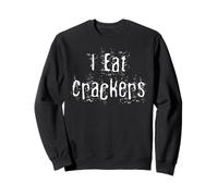 Je Mange des craquelins, des miettes Sales Sweatshirt