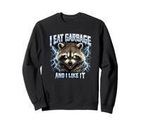 Je Mange des ordures et J'aime ça Cadeau drôle de Raton Sweatshirt