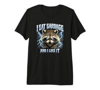Je Mange des ordures et J'aime ça Cadeau drôle de Raton T-Shirt Haut de Gamme