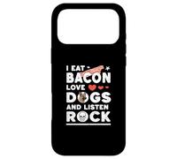 Je Mange du Bacon, J'aime Les Chiens ET J'ÉCOUTE DE LA Musique Rock, Freedom Vibes Coque pour iPhone 17 Pro Max
