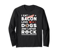 Je Mange du Bacon, J'aime Les Chiens ET J'ÉCOUTE DE LA Musique Rock, Freedom Vibes Manche Longue