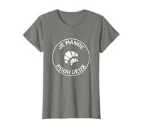 Je Mange Pour Deux Future Maman Annoncer La Grossesse T-Shirt