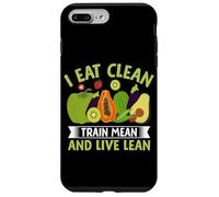 Je Mange sainement, Je m'entraîne méchamment et Je vis Maigre Coque pour iPhone 7 Plus/8 Plus