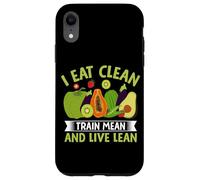 Je Mange sainement, Je m'entraîne méchamment et Je vis Maigre Coque pour iPhone XR