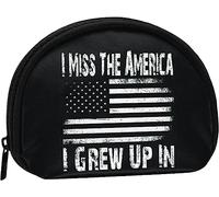 Je Manque l'Amérique J'Ai grandi chez Les Femmes et Les Filles Mignon Mode Porte-Monnaie Portefeuille Sac Changement Pochette Porte-clés