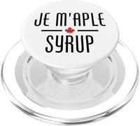 Je M'APLE SIROP FRANÇAIS Canadien Funny Pun Joke PopSockets PopGrip pour MagSafe