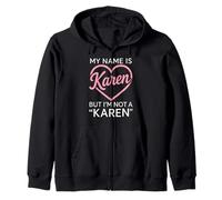 Je m'appelle Karen mais je ne suis pas une Karen Funny Woman Girl White Sweat à Capuche