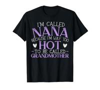 Je m'appelle Nana, Grand-mère, Grand-mère, Grand-mère. T-Shirt Graphique avec Valeur