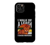 Je Marche en Laisse, Je tiens Une Multitude de Chats Coque pour iPhone 11 Pro
