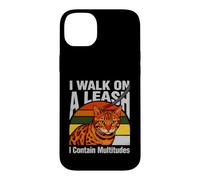 Je Marche en Laisse, Je tiens Une Multitude de Chats Coque pour iPhone 14 Plus