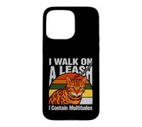 Je Marche en Laisse, Je tiens Une Multitude de Chats Coque pour iPhone 15 Pro Max