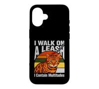 Je Marche en Laisse, Je tiens Une Multitude de Chats Coque pour iPhone 16