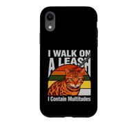 Je Marche en Laisse, Je tiens Une Multitude de Chats Coque pour iPhone XR