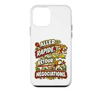 Je Marche Il Mène L’Enquête Humour Promenade Chien Coque pour iPhone 12 Mini