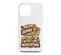 Je Marche Il Mène L’Enquête Humour Promenade Chien Coque pour iPhone 13 Pro Max