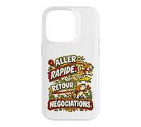 Je Marche Il Mène L’Enquête Humour Promenade Chien Coque pour iPhone 14 Pro