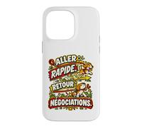 Je Marche Il Mène L’Enquête Humour Promenade Chien Coque pour iPhone 14 Pro Max