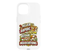 Je Marche Il Mène L’Enquête Humour Promenade Chien Coque pour iPhone 15