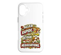 Je Marche Il Mène L’Enquête Humour Promenade Chien Coque pour iPhone 16 Plus