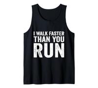 Je Marche Plus Vite Que tu ne Cours, Blague sur Le Marathon de Motivation Débardeur
