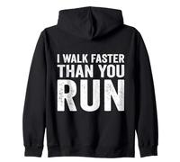 Je Marche Plus Vite Que tu ne Cours, Blague sur Le Marathon de Motivation Sweat à Capuche