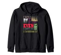 Je marcherai par la Foi même si Je ne Peux Pas Voir 2 Corinthiens 5:7 Sweat à Capuche