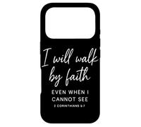 Je marcherai par la Foi même si Je ne Peux Pas Voir 2 Corinthiens Coque pour iPhone 17 Pro
