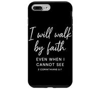 Je marcherai par la Foi même si Je ne Peux Pas Voir 2 Corinthiens Coque pour iPhone 7 Plus/8 Plus
