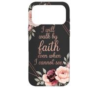 Je marcherai par la Foi même si Je ne Peux Pas Voir. Coque pour iPhone 17 Pro Max